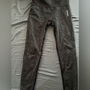 Gymshark medium sized black adapt marl seamless leggings